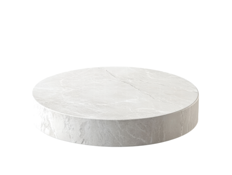 Isolated Grey Marble Product Platform