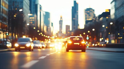 Fototapeta premium City Rush Hour Blur