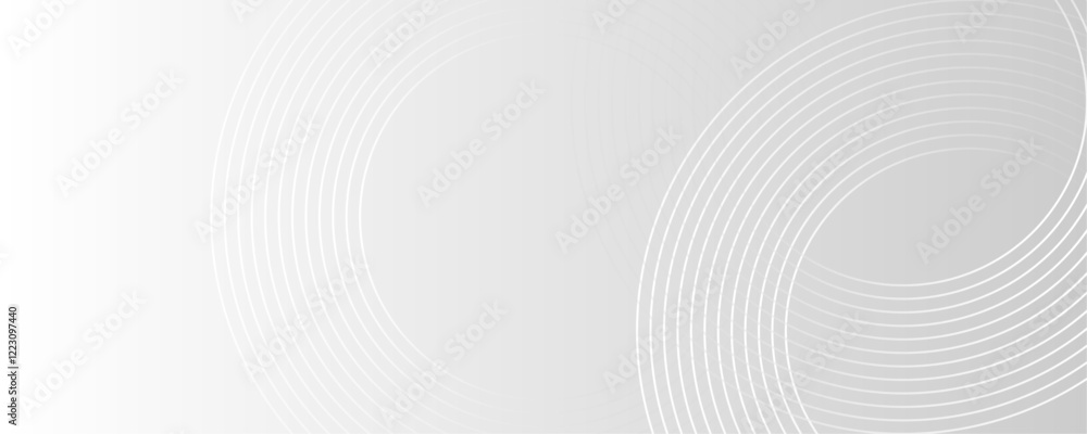 Poster abstract white and gray color geometric shape and lines seamless pattern gray background design.