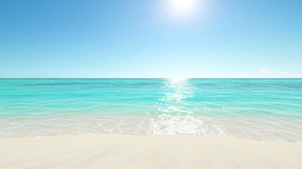 Obraz premium Tranquil Beach Scene