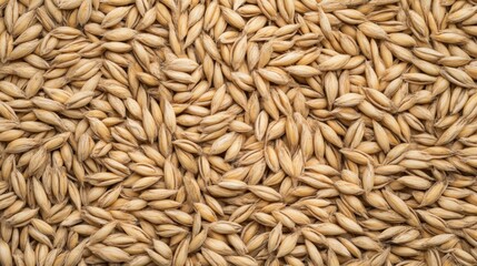 Close-up of a pile of barley grains.