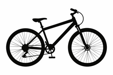 Fototapeta premium Mountain Biking Outlines Pack