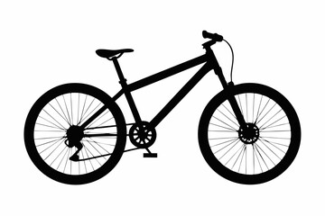 Obraz premium Mountain Biking Outlines Pack