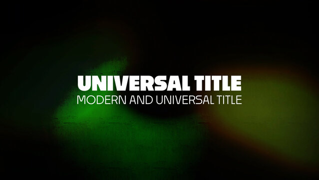 Universal Title