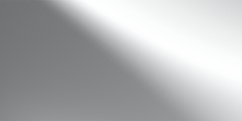 Abstract silver foil background with metal mirror texture. Chrome gradient surface with light simple modern abstract design