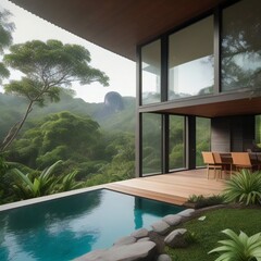 Fototapeta premium Forest resort