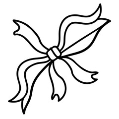 doodle clipart archery minimal hand drawn black and white outline