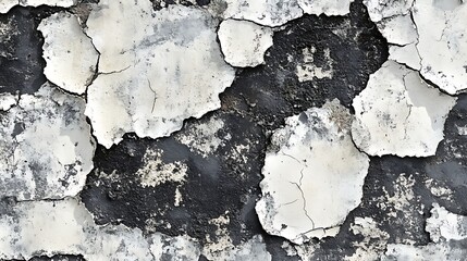 Fototapeta premium A highly detailed black and white grunge texture