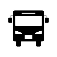 Bus Icon. Bus Symbol. Simple flat icon illustration of Bus. Bus sign.