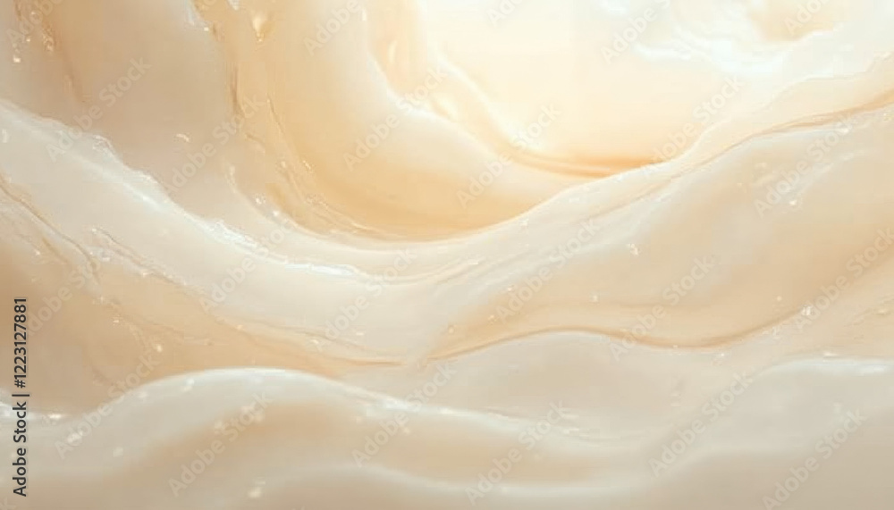 Poster polished alabaster texture with smooth creamy white stone and soft translucency illuminated by diffu