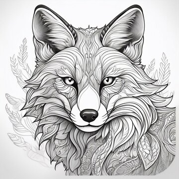 Ausmalbild Fuchs