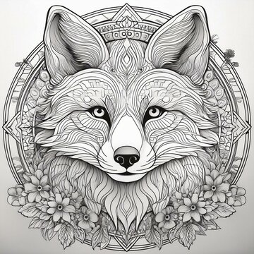 Ausmalbild Fuchs