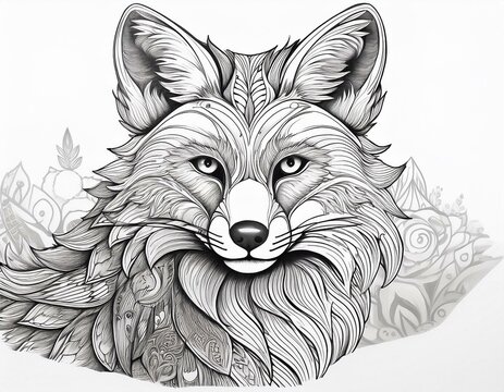 Ausmalbild Fuchs