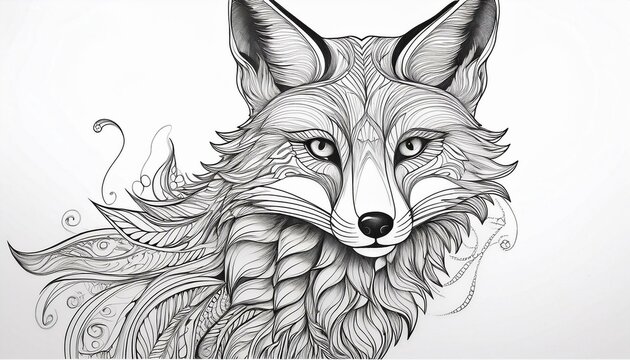 Ausmalbild Fuchs