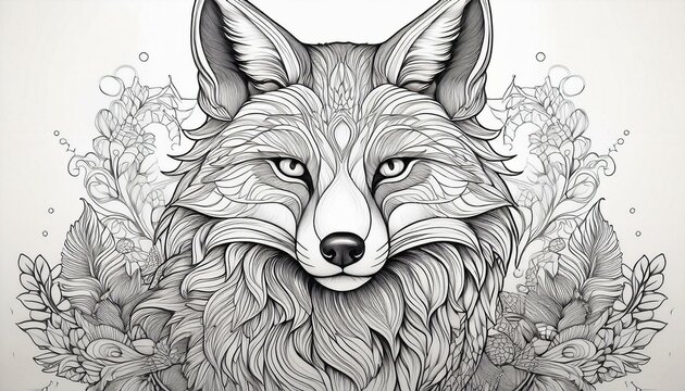 Ausmalbild Fuchs
