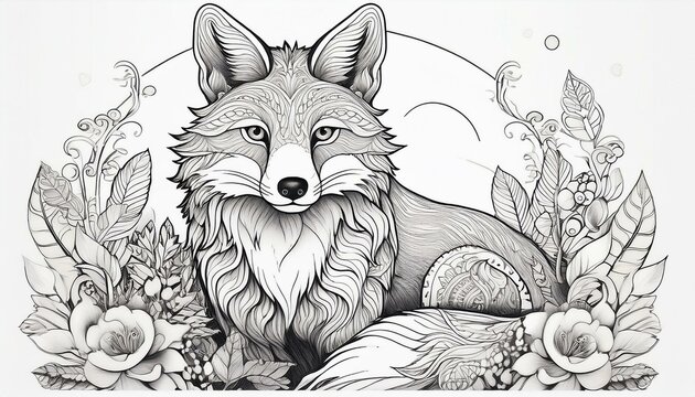 Ausmalbild Fuchs