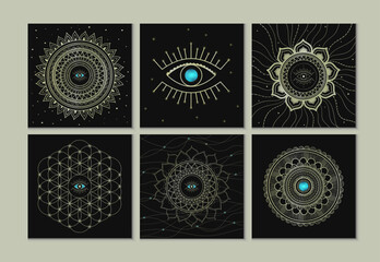 Sacred Geometry Eye Mandala Collection