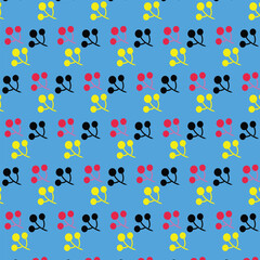 seamless pattern with colorful confetti