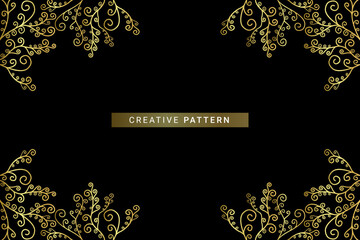 Pattern design with elegant luxury