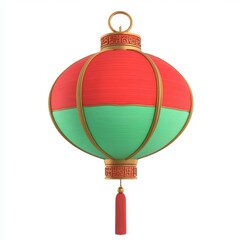 Obraz premium Hanging Lanterns Red Green