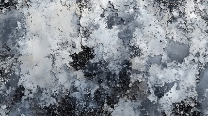 A highly detailed black and white grunge texture