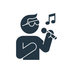 Singer Performance Entertainment Icon