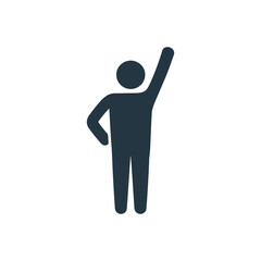 Standing Relaxation Pose Icon