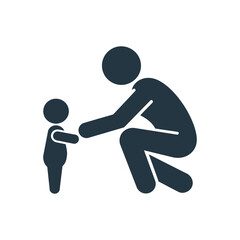 Child-parent bonding icon