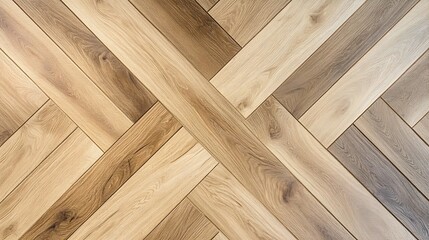 A texture background of oak laminate parquet flooring that appears joint-free.
