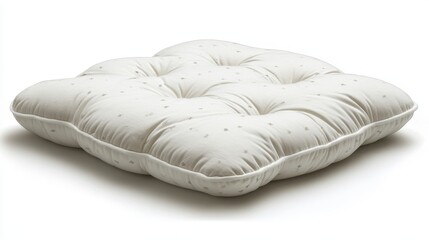 Soft tufted cream cushion square shape baby nursery decor comfy seat pad