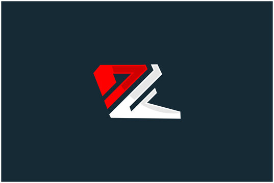 Initial AZ Logo Design Vector