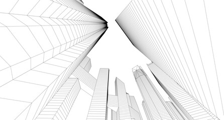 Fototapeta premium abstract architecture background