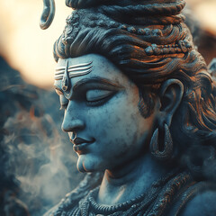Lord Shiva sketch poster