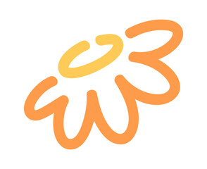 Daisy flower bloom color doodle