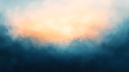 Fototapeta premium Captivating minimal gradient landscape featuring soft light patterns neutral abstract tones and a modern harmonious soothing charm A tranquil and serene atmospheric scene with a peaceful refined