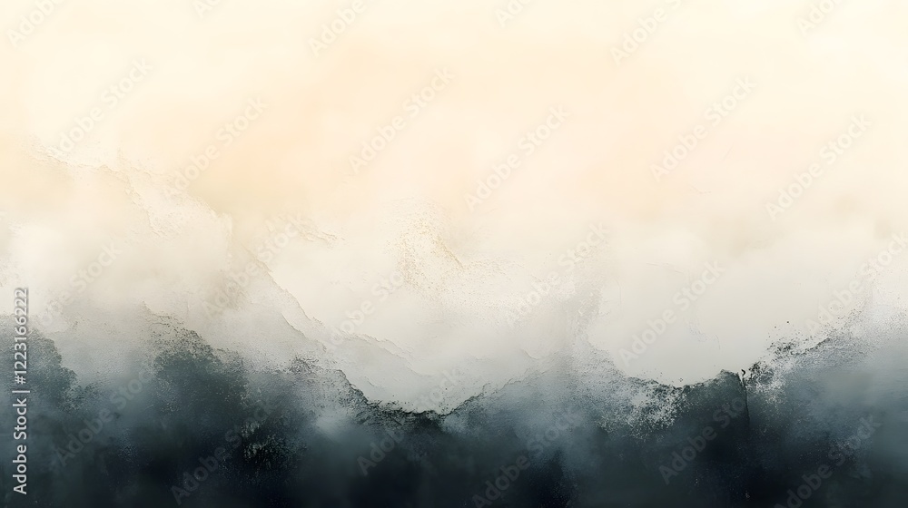 Poster delicate minimal tranquil gradients with neutral light tones abstract harmonious patterns and a mode