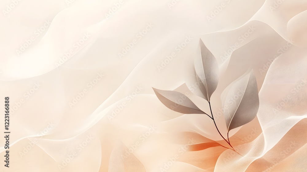 Poster serene abstract gradient textures with harmonious light tones and modern aesthetic design subtle neu