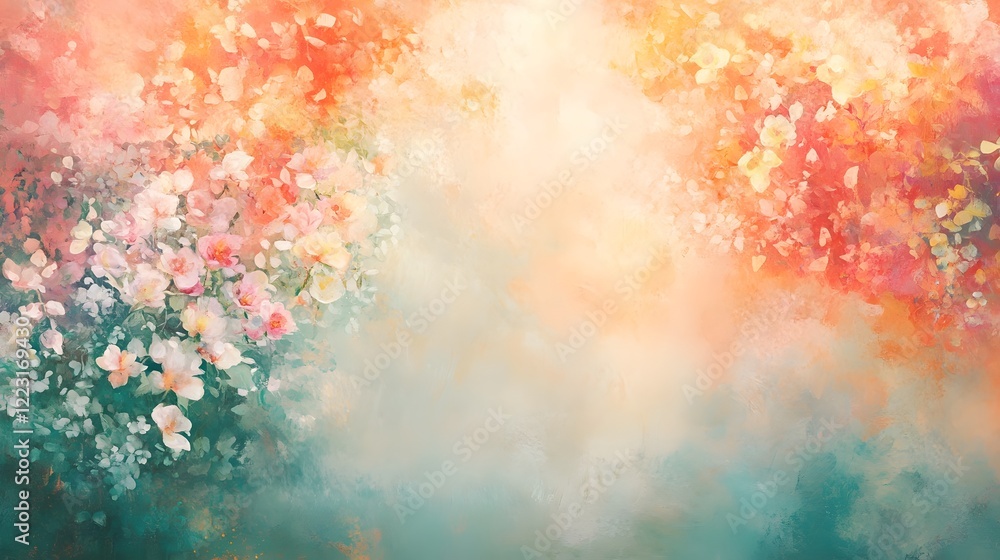Aufkleber ethereal soft light patterns with vibrant tones and a modern aesthetic featuring subtle dynamic deta