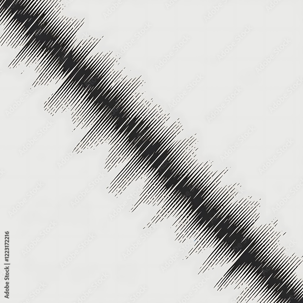 Poster abstract black line pattern on white background perfect for business use with visual interest