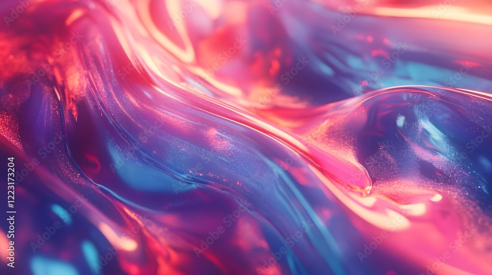 Poster captivating gradient radiant light patterns with vibrant colorful tones bright smooth transitions an