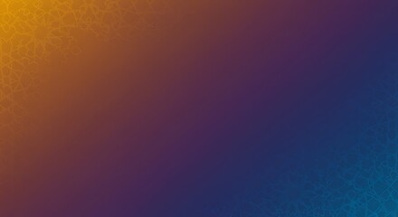 Obraz premium Elegant Warm Gradient Background with Islamic Geometric Patterns – Perfect for Ramadan Projects