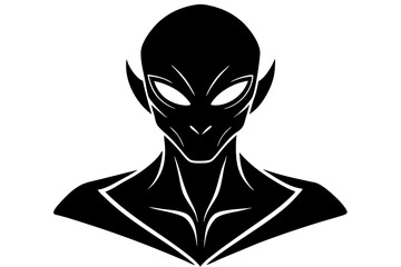 Alien SVG Cut File – Alien Silhouette & Face Design for Cricut, Laser Cutting, and Printable Projects