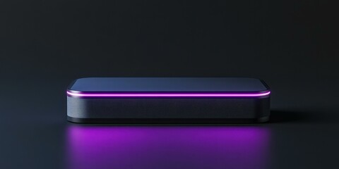 Modern smart device with sleek design and ambient lighting, suitable for tech promotions, product launches, and online marketing.