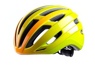 Fototapeta premium Vivid Bicycle Helmet - High Definition Studio Shot
