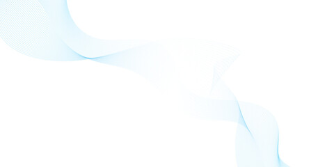 Abstract vector background with blue wavy lines. Blue wave background. Blue lines vector illustration. Curved wave. Abstract wave element.	