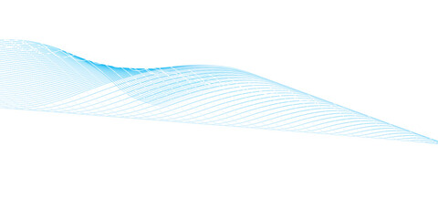 Abstract vector background with blue wavy lines. Blue wave background. Blue lines vector illustration. Curved wave. Abstract wave element.	