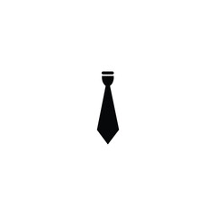 Necktie icon, Tie symbol line sign design. Dress code style element. Professional clothing textile fabric. Simple clothes icon. Long piece of cloth outline.