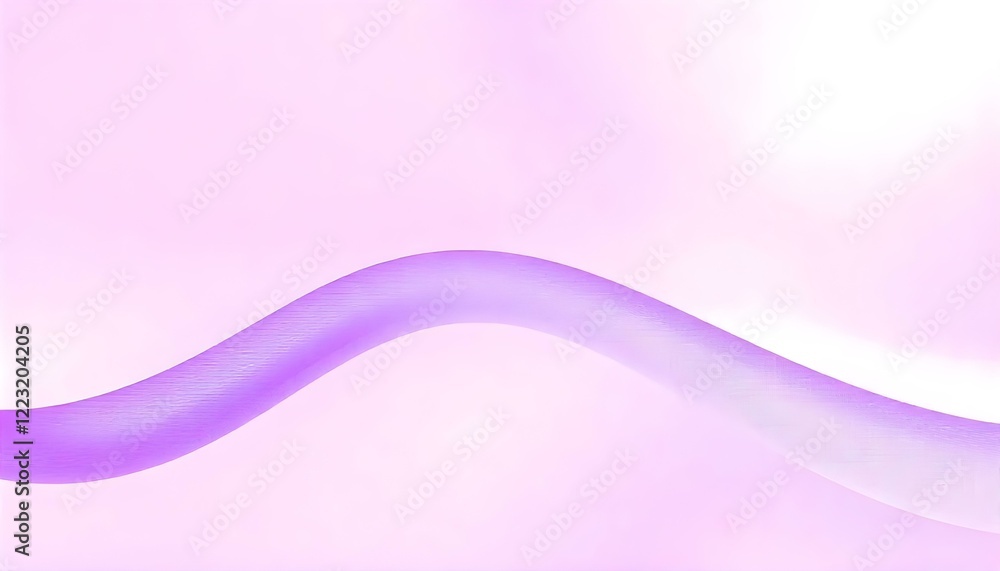 Aufkleber An abstract lavender and purple background featuring smooth, flowing lines and gentle waves. The soft gradient transitions create a serene and elegant visual effect