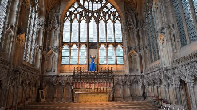 St Mary, in the Lady Chapel, Ely Cathedral, Cambridgeshire, England.