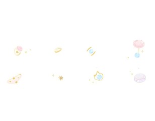 Cute drawing of jewelry